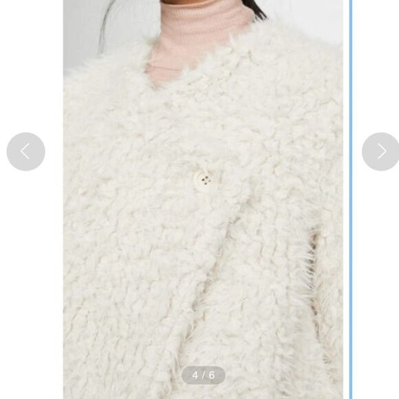 NWT BB Dakota Steve Madden Soft Serve Drape Front Coat - Picture 3 of 8